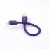 Кабель ADL GT8-A 0.10m High End performance cable Lightning connector to USB-A фото 2