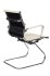 Кресло Бюрократ CH-883-LOW-V/IVORY (Office chair CH-883-LOW-V ivory eco.leather low back runners metal хром) фото 4