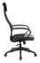Кресло Бюрократ CH-608/BLACK (Office chair CH-608 black TW-01 seatblack TW-11 eco.leather/gauze headrest cross plastic) фото 3