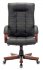 Кресло Бюрократ KB-10WALNUT/B/LEATH (Office chair KB-10WALNUT black leather cross metal/wood) фото 3