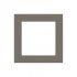 Ekinex Квадратная плата Fenix NTM, EK-DQS-FGL,  серия DEEP,  окно 60х60,  цвет - Серый Лондон фото 1