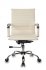 Кресло Бюрократ CH-883-LOW/IVORY (Office chair CH-883-LOW ivory eco.leather low back cross metal хром) фото 2