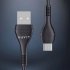 USB кабель HAVIT CB6161 USB-C - USB-A BK 1m фото 7