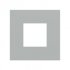Ekinex Квадратная плата Fenix NTM, EK-SQP-FGE,  серия Surface,  окно 45х45,  цвет - Серый Эфес фото 1