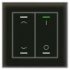 Cенсорный выключатель MDT technologies BE-GTL2TS.C1  KNX/EIB, 4-кнопочный, с символами ВВЕРХ/ВНИЗ и I/O, встроенный тадчик температуры, встроенный интерфейс KNX (BCU), RGBW индикация,  4 логических модуля, установка в монтажной коробке, ра фото 1