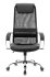 Кресло Бюрократ CH-608SL/BLACK (Office chair CH-608SL black TW-01 TW-11 eco.leather/gauze headrest cross metal хром) фото 2