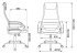 Кресло Бюрократ CH-608SL/BLACK (Office chair CH-608SL black TW-01 TW-11 eco.leather/gauze headrest cross metal хром) фото 6