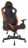 Кресло Knight OUTRIDER BO (Game chair Knight Outrider black/orange rombus eco.leather headrest cross metal) фото 7