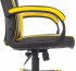 Кресло Zombie GAME 17 YELL (Game chair GAME 17 black/yellow textile/eco.leather cross plastic) фото 2
