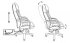 Кресло Бюрократ T-9908/WALNUT (Office chair T-9908 black leather cross metal/wood) фото 5