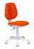 Кресло Бюрократ CH-W213/TW-96-1 (Children chair CH-W213 orange TW-96-1 cross plastic plastik белый) фото 1