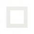Ekinex Квадратная плата Fenix NTM, EK-DQG-FBM,  серия DEEP,  окно 55х55,  цвет - Белый Мале фото 1