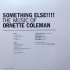 Виниловая пластинка Ornette Coleman - Something Else!!!! (180 Gram Black Vinyl LP) фото 2