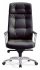 Кресло Бюрократ _DAO/BLACK (Office chair _DAO black leather cross aluminum) фото 2