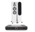 Стереокомплект Roksan Attessa Streaming Amplifier Black + Monitor Audio Silver 300 (6G) white satin фото 1