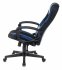 Кресло Zombie 9 BLUE (Game chair 9 black/blue textile/eco.leather cross plastic) фото 6