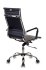 Кресло Бюрократ CH-883/BLACK (Office chair CH-883 black eco.leather cross metal хром) фото 4