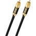 Цифровой кабель Oehlbach STATE OF THE ART XXL Black Connection Cable RCA, 1x1,0m, gold, D1C13826 фото 1
