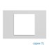 Ekinex Плата 71 прямоугольная 60х60, EK-PRS-FGE,  материал - Fenix NTM,  цвет - Серый Эфес фото 1