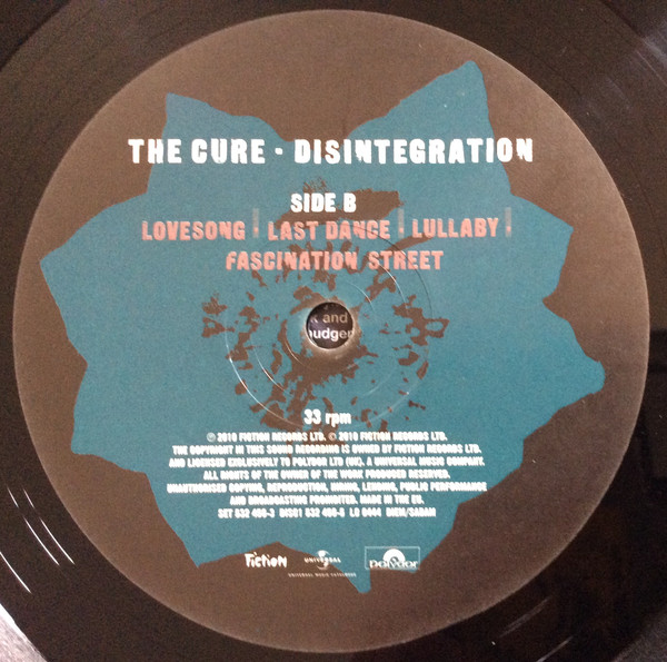 Рок UMC/Polydor UK The Cure, Disintegration (Remastered) - фото 2