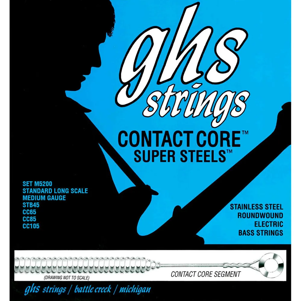 Струны GHS Strings 5L-CC струны la bella rx n6d