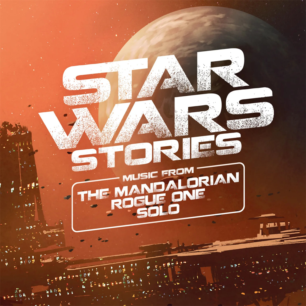 Саундтрек Music On Vinyl OST - Star Wars Stories - Music From The Mandalorian, Rogue One, And Solo (Limited Numbered Edition, White, Translucent Blue & Black Marbled 