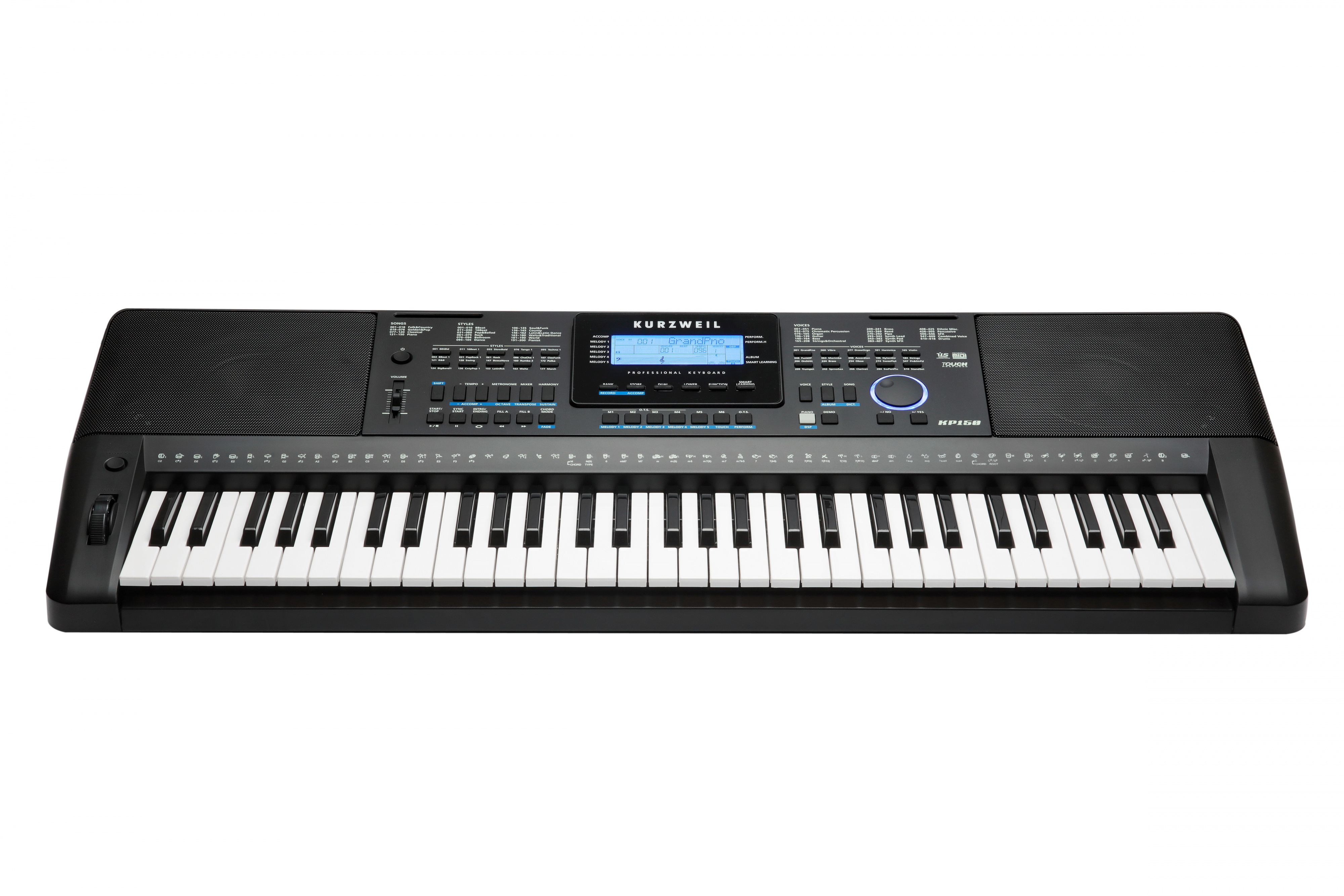 Синтезаторы Kurzweil KP150 LB музыкальный инструмент тамбурин 17х16х3 см
