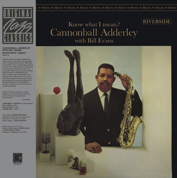 Джаз Riverside Records Cannonball Adderley; Evans, Bill - Know What I Mean? (Black Vinyl LP) джаз universal us cannonball adderley quintet in chicago acoustic sounds