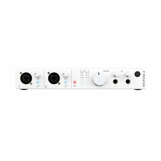 Аудиоинтерфейсы для домашней студии Arturia MiniFuse 4 White аудиоинтерфейсы для домашней студии spl crimson 3 white
