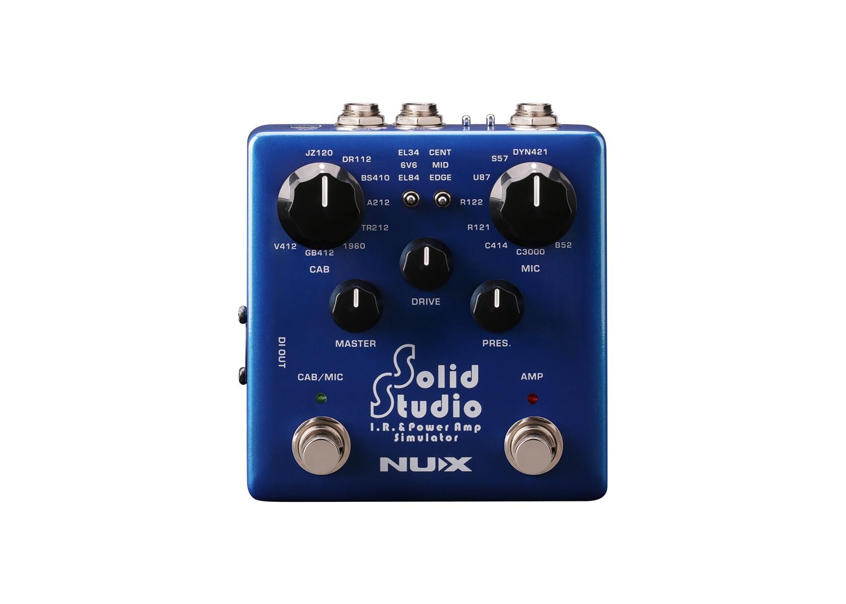 Процессоры эффектов и педали для гитары Nux NSS-5 Solid-Studio IR & Power Amp Simulator