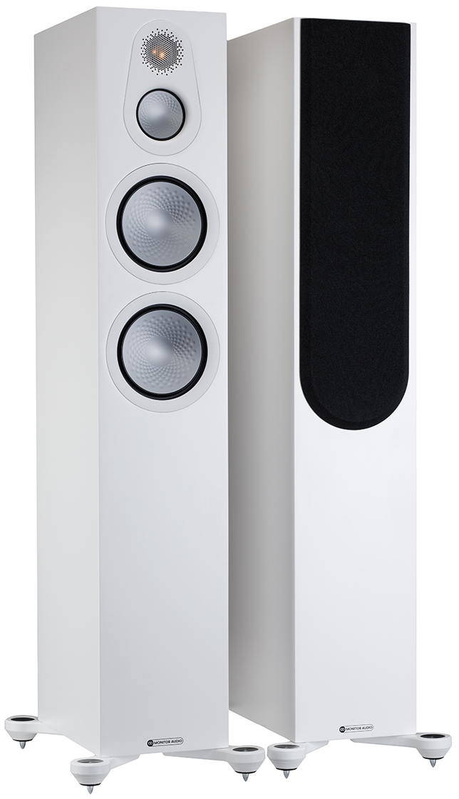 Напольная акустика Monitor Audio Silver 300 7G Satin White сабвуферы активные monitor audio anthra w12 satin white
