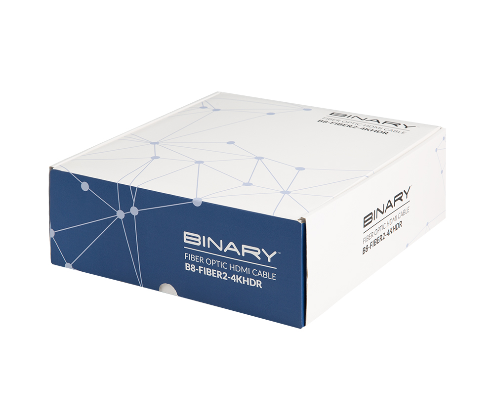 HDMI кабели Binary HDMI B8 Active Optical 4K Ultra HD High-Speed 30.0м, цвет черный - фото 2