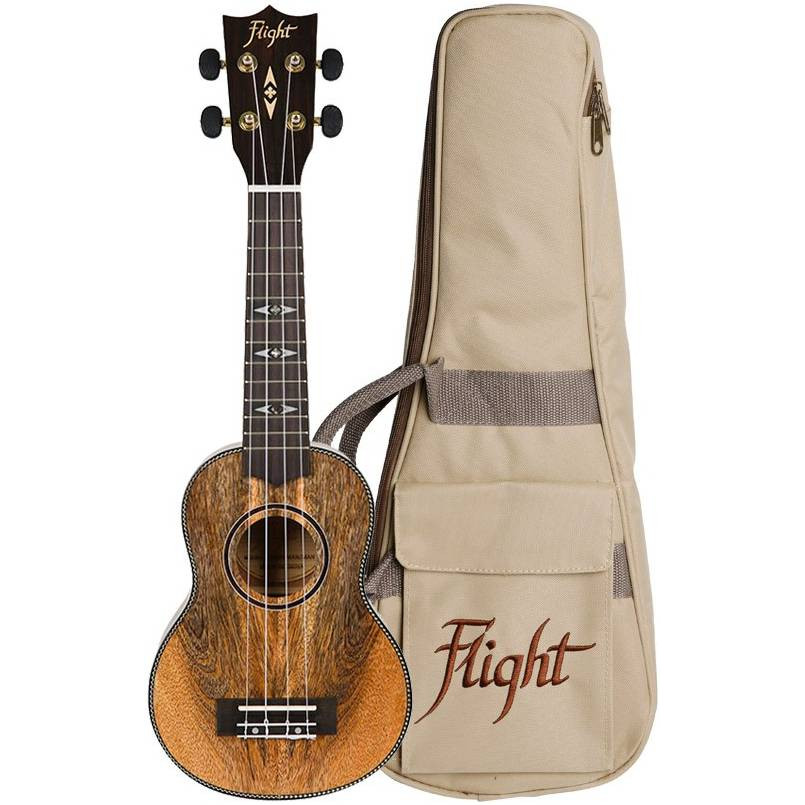 Укулеле Flight DUS450 MANGO 4 струны 21 дюймовый сопрано укулеле полные наборы акустические гавайи гитара гитара инструмент для детей