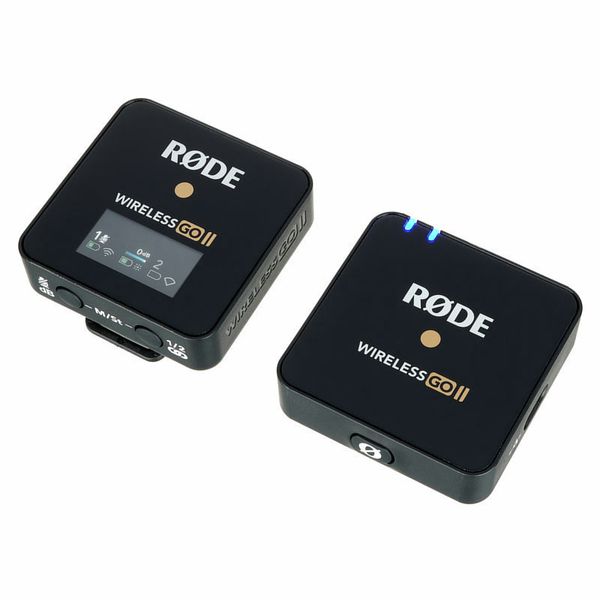 USB микрофоны, Броадкаст-системы Rode Wireless GO II Single миниатюрная беспроводная микрофонная система 2 4g с 2 передатчиками 1 приемником