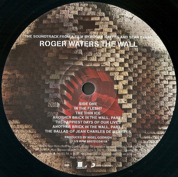 Рок Columbia Roger Waters The Wall (180 Gram/Trifold/+Booklet) - фото 2