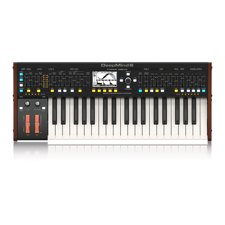 Синтезаторы Behringer DEEPMIND 6, цвет черный - фото 2