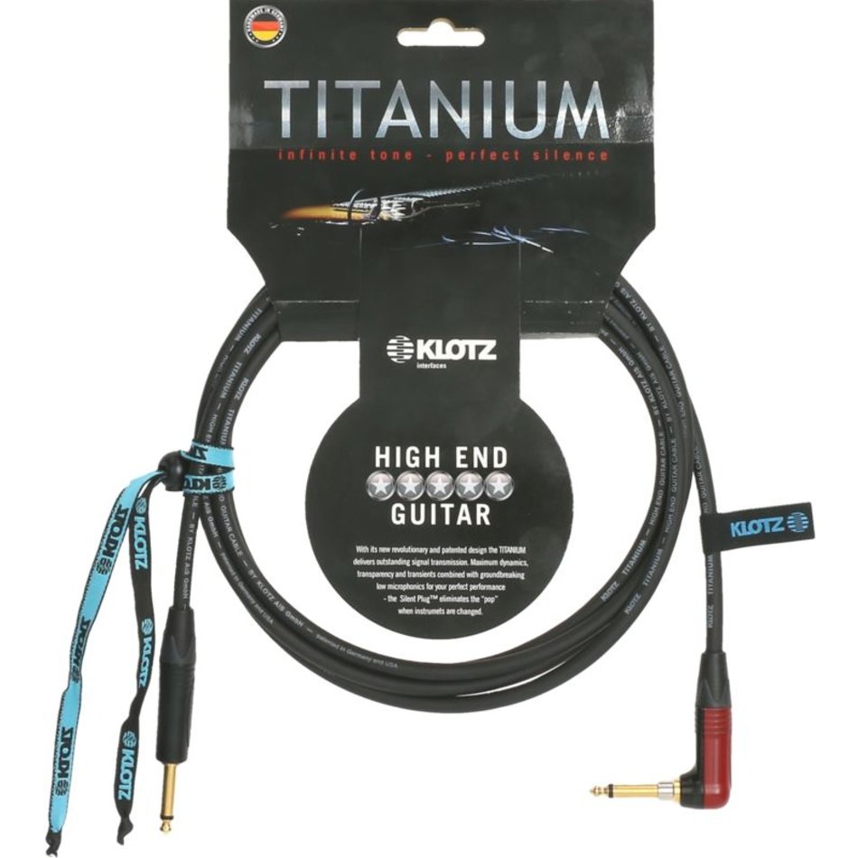 Кабели с разъемами Klotz TIR-0450PSP TITANIUM гитарный акустический усилитель soundhole пикап 6 3 мм джек кабель 5 м