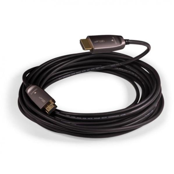 HDMI кабели QED QE6038 Performance Optical Ultra HDMI 15m кабель 5bites apc 200 150f hdmi m hdmi m v2 0 4k высокоскоростной ethernet 3d зол разъемы ферр кольца 15 метров