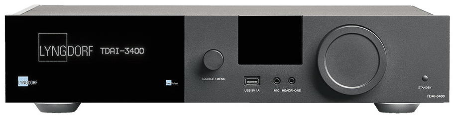 Интегральные стереоусилители Lyngdorf TDAI-3400 HDMI Input ( 4K & HDR ) black усилители мощности lyngdorf tdai 3400 hi end analog input