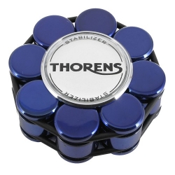 Прижимы для виниловых пластинок Thorens Stabilizer  (прижим - голубой акрил) прижимы для виниловых пластинок thorens stabilizer chrome