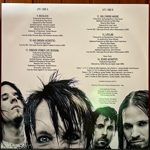 Рок Geffen Records Papa Roach - To Be Loved: the Best of Papa Roach (Black Vinyl 2LP) - фото 2