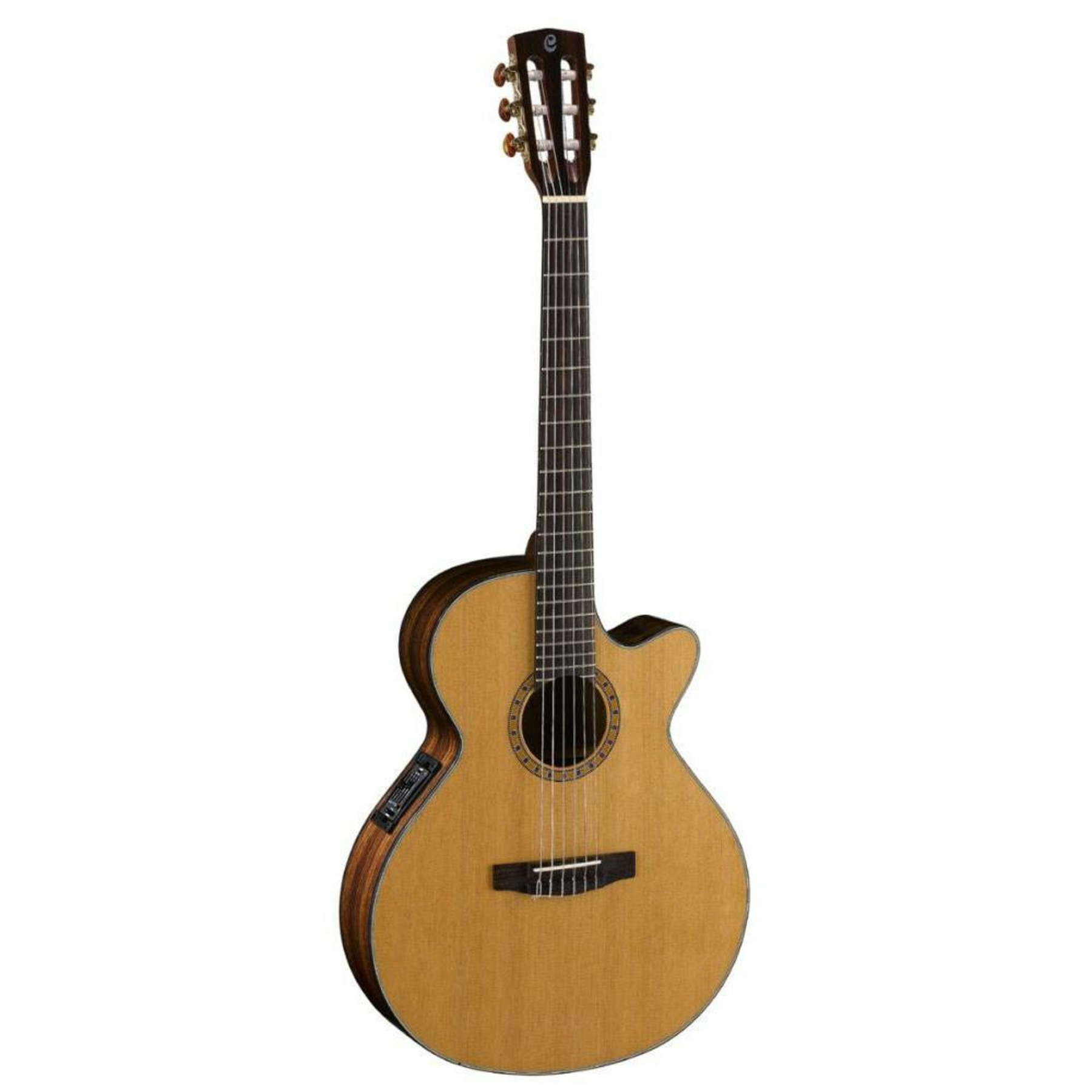 Классические гитары Cort CEC7-NAT-WBAG (чехол в комплекте) электроакустические гитары kepma f0e ga top gloss cherry sunburst чехол в комплекте