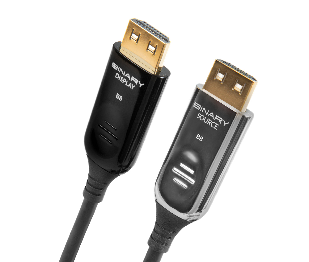 HDMI кабели Binary HDMI B8 Active Optical 4K Ultra HD High-Speed 40.0м hdmi кабели oehlbach state of the art xxl carb connect ultra hdmi 3 2m gold d1c11444