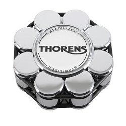 Прижимы для виниловых пластинок Thorens Stabilizer (прижим - хром) проигрыватель виниловых пластинок zdk carbon 525 brown