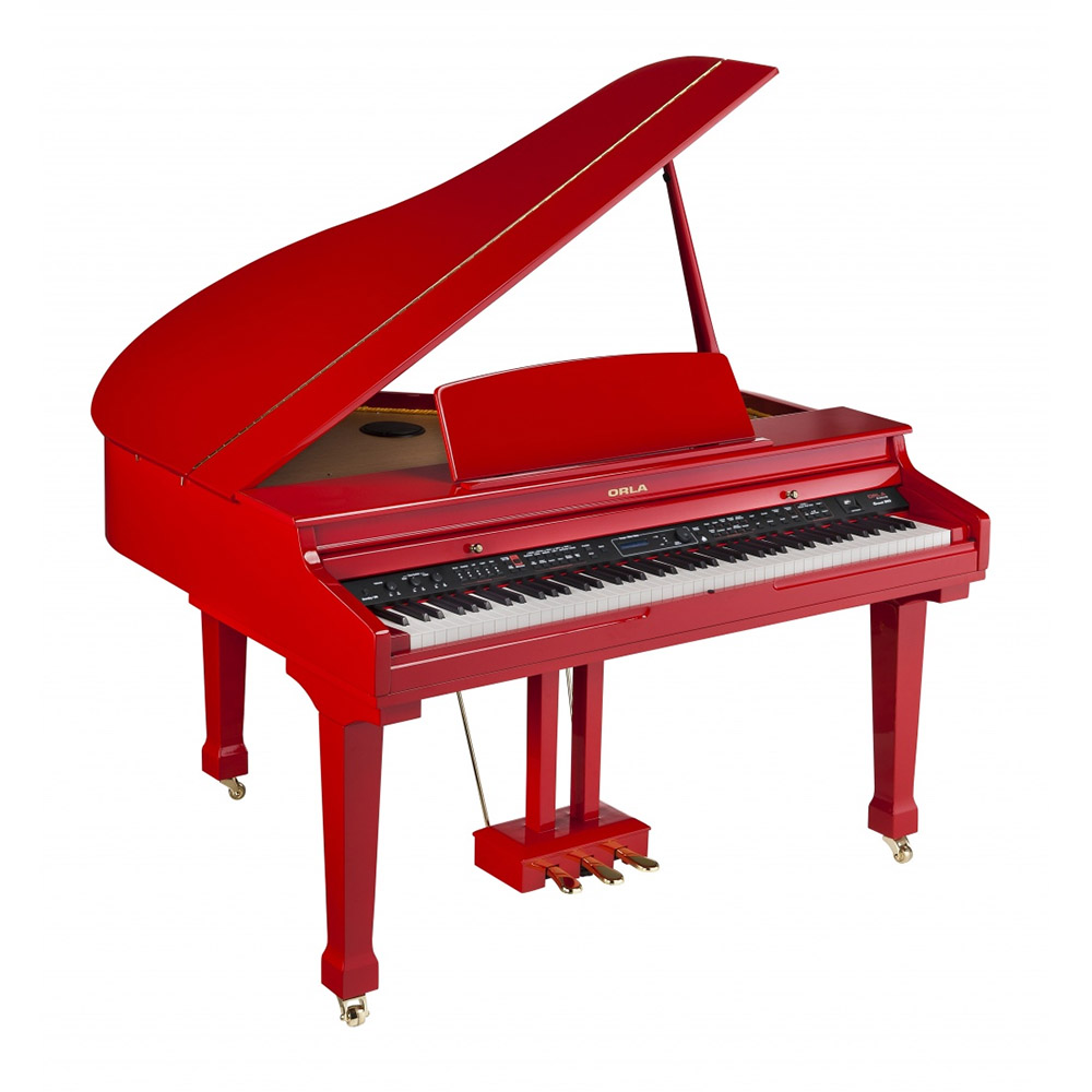Цифровые пианино Orla Grand-500-RED-POLISH цифровые пианино orla cdp 1 satin white