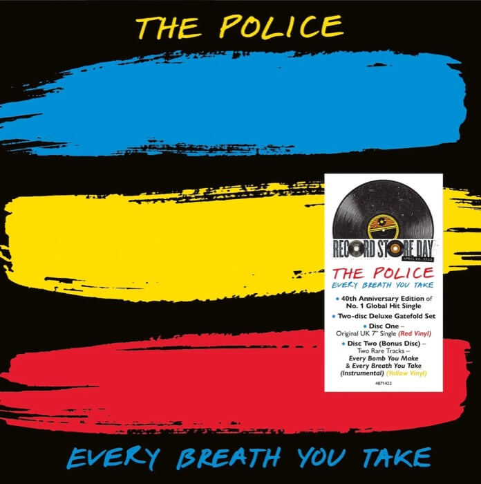 Рок A&M Records THE POLICE -Every Breath You Take - RSD 2023 RELEASE (RED & YELLOW Vinyl 2LP) кабель zeapon shutter release cable n3 для nikon