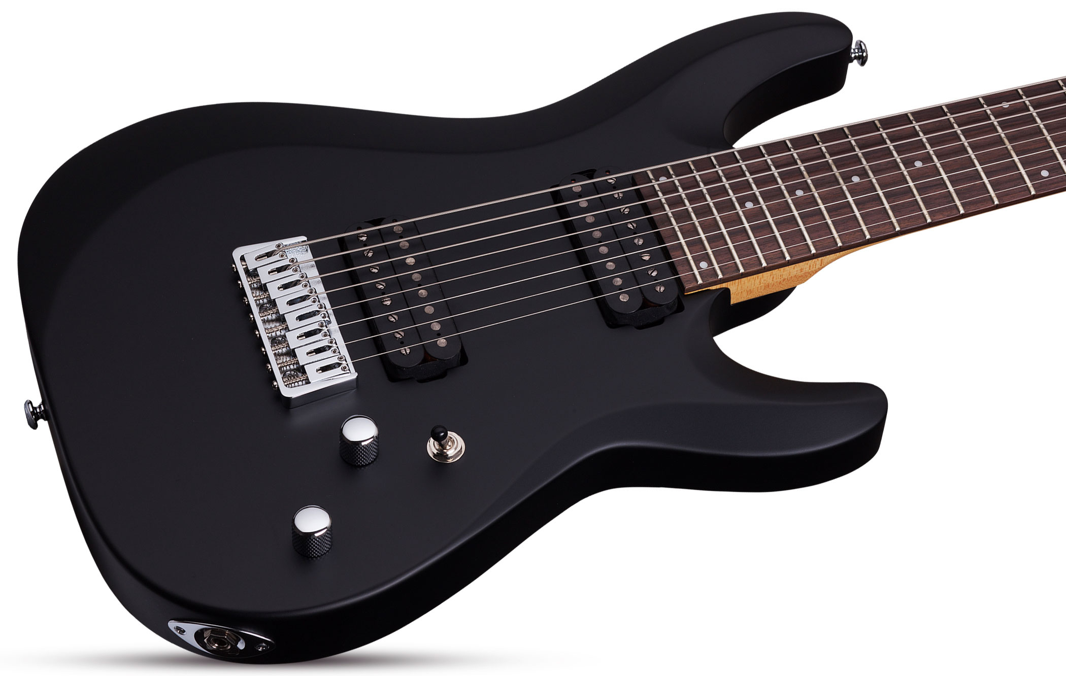 Электрогитары Schecter C-8 Deluxe SBK, цвет черный, размер Jumbo - фото 2