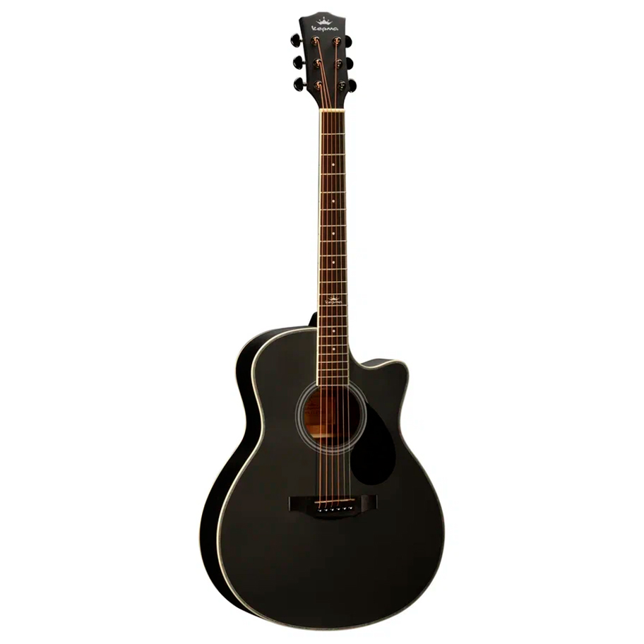Акустические гитары Kepma A1C Black процессоры эффектов и педали для гитары mooer black secret