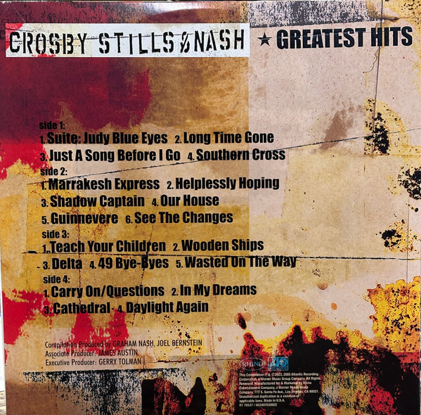 Рок Warner Music Stills Crosby & Nash - Greatest Hits (Coloured Vinyl 2LP) - фото 2