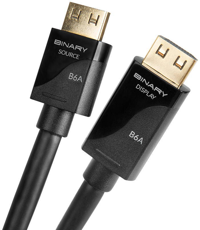 HDMI кабели Binary HDMI B6 Active 4K High-Speed 10,0m hdmi кабели oehlbach state of the art xxl carb connect ultra hdmi 1 2m gold d1c11441